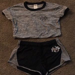 VS Pink Short Set